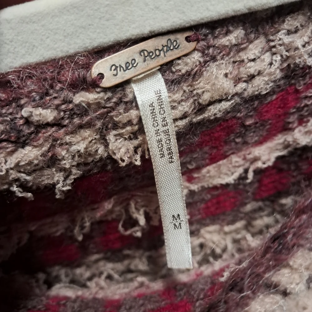 Free People Baltic Fairisle Sweater Size M